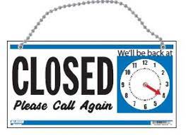 'Open-Closed' Sign