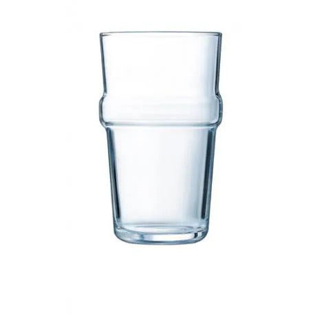 Stackable glass.