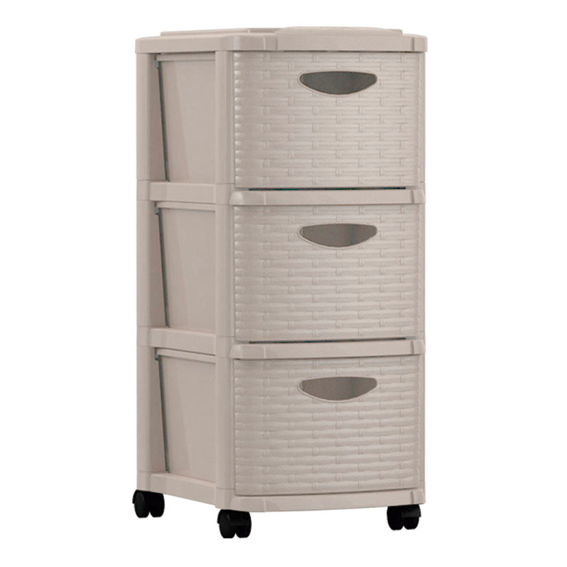 3-drawer unit