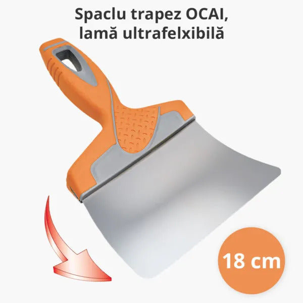 Spatula for grouting