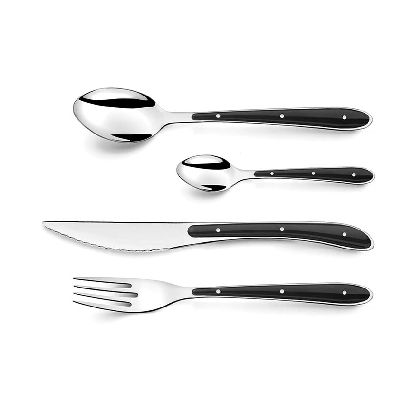Cutlery stainless steel + PP