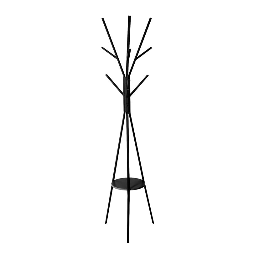 Metal/wood coat rack
