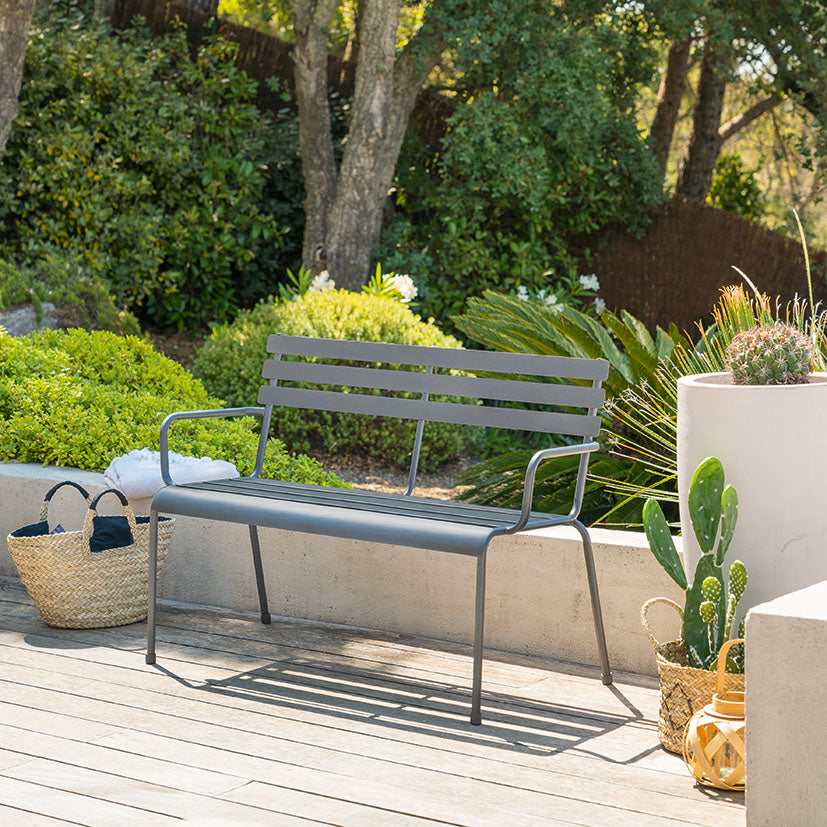 Metal bench