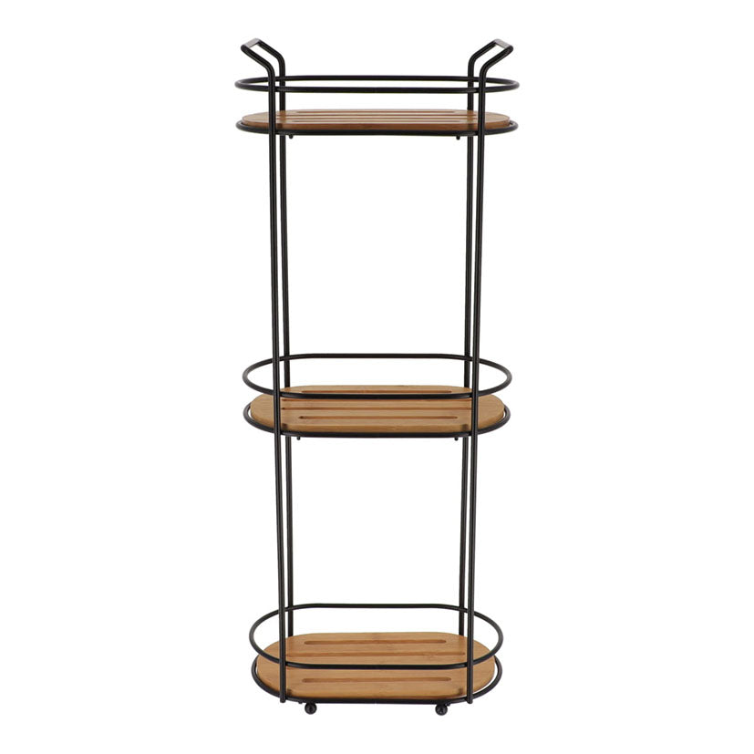Oval shelving unit