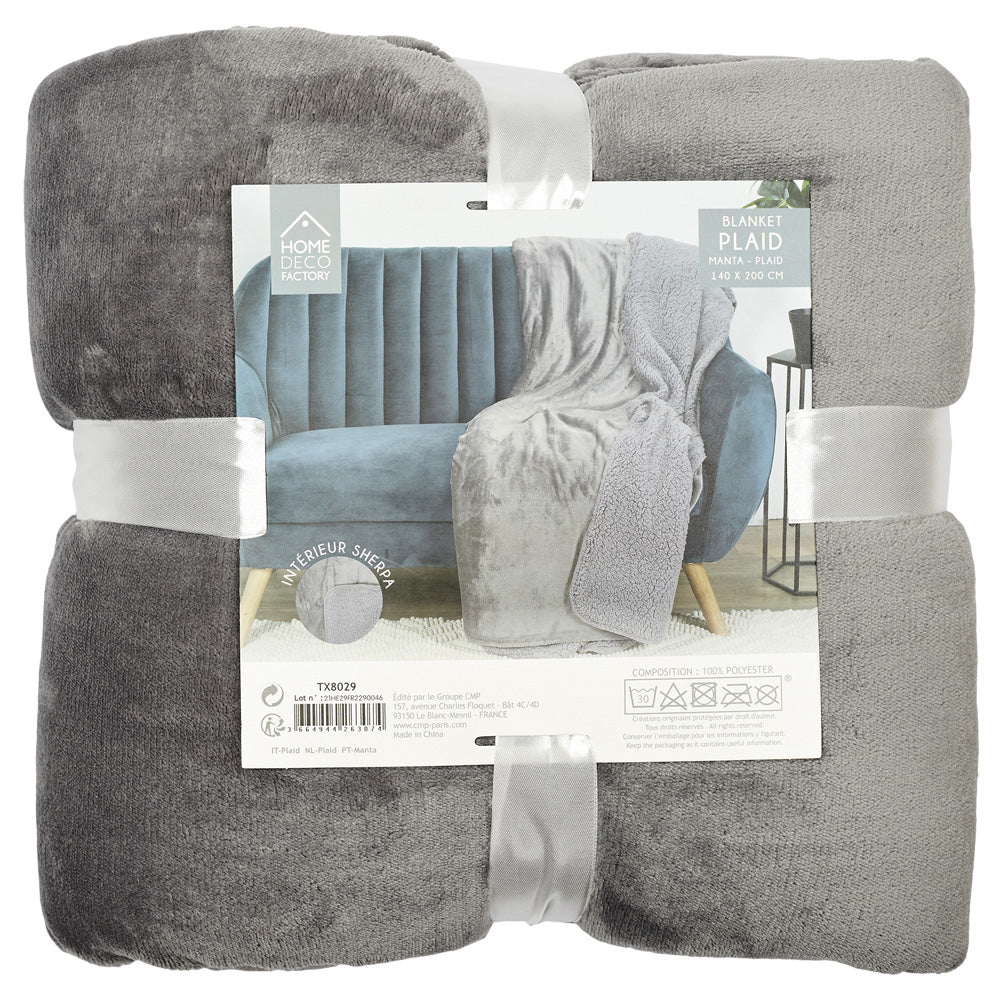 Gray blanket