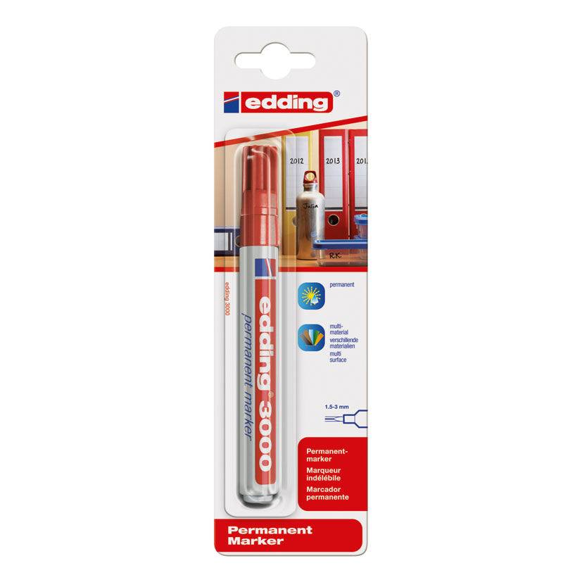 Blister.permanent marker.edding