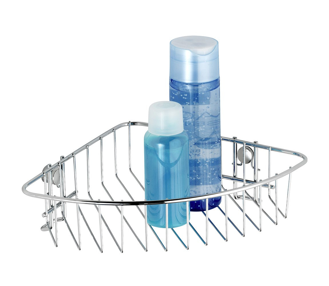 Wall-mounted corner shelf