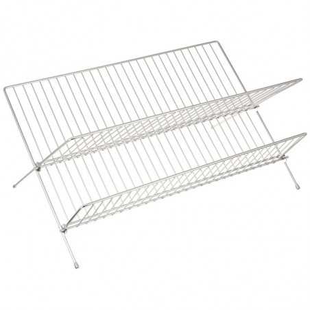 Foldable dish drainer