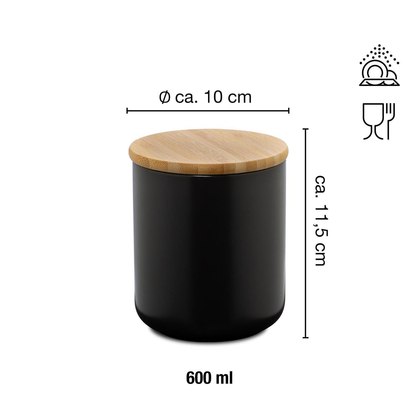 Ceramic jar.