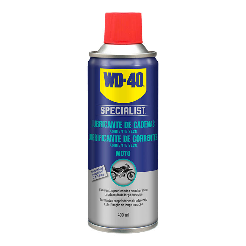 Chain lubricant. Motorbike