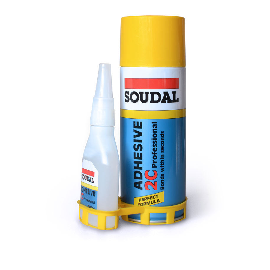 Spray adhesive + accelerator