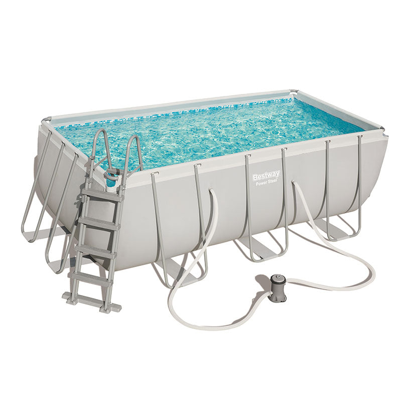 Inflatable pool.