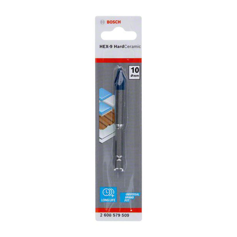 Hex-9 drill bit