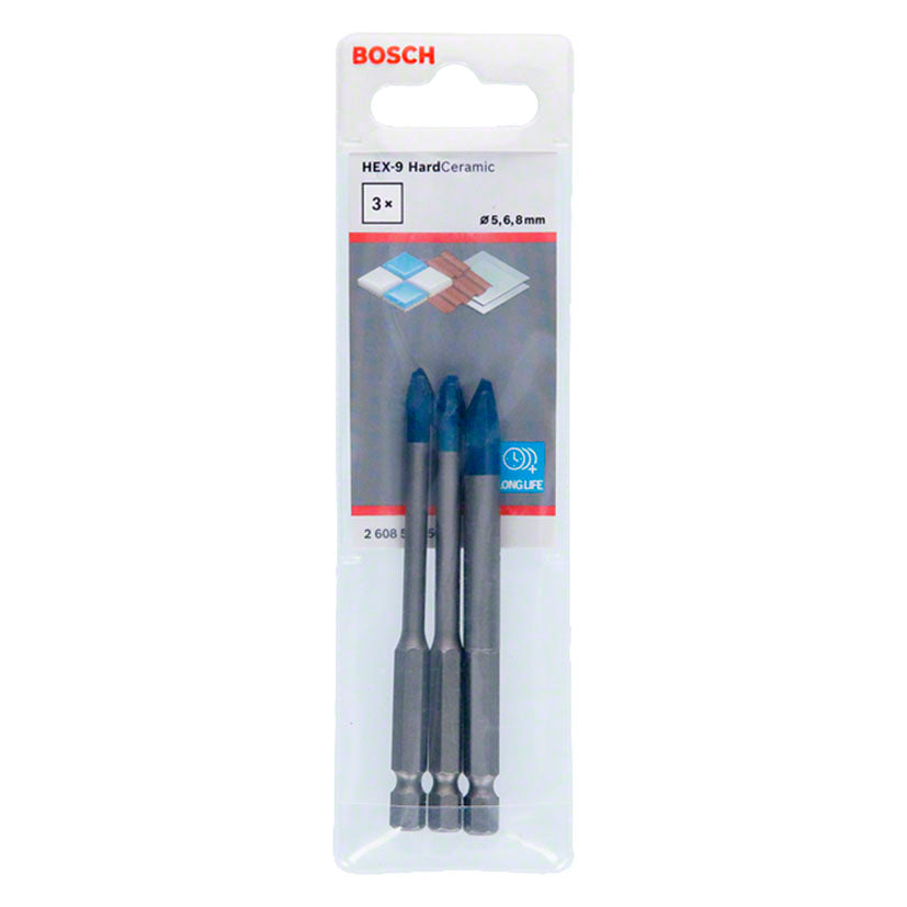 Hex-9 drill bit