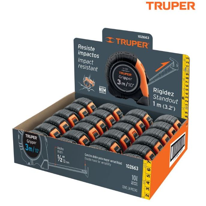 Gripper tape measure