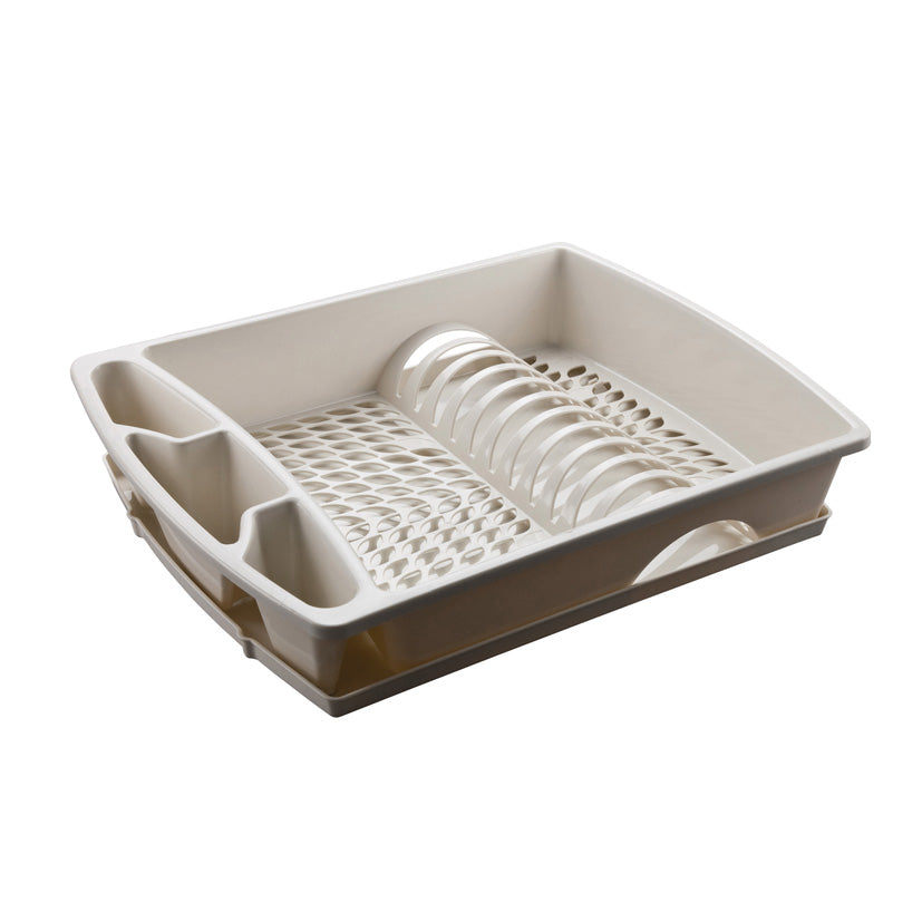 Dish rack with tray