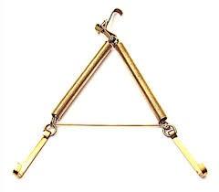 Plate hanger spring