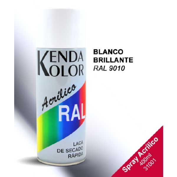 White spray