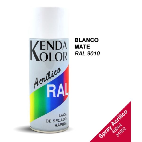White spray