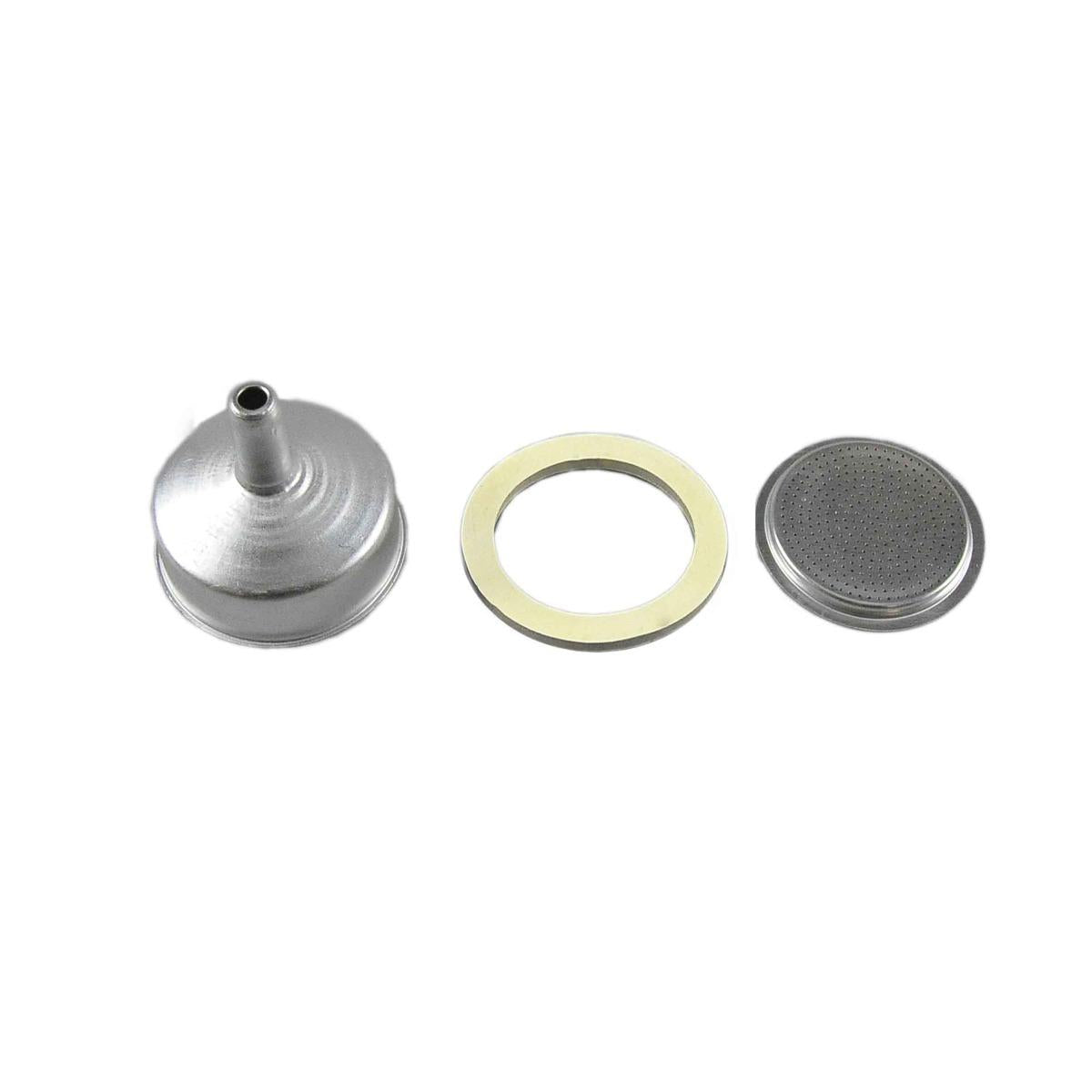 Gasket+filter+funnel coffee maker