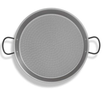 Steel paella pan