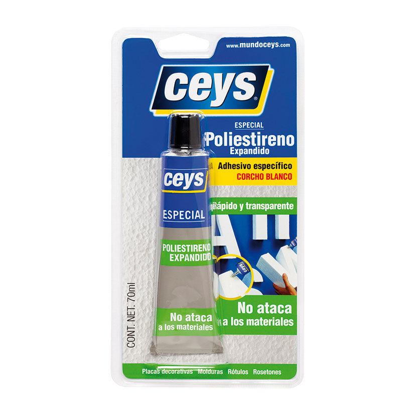 Polystyrene adhesive