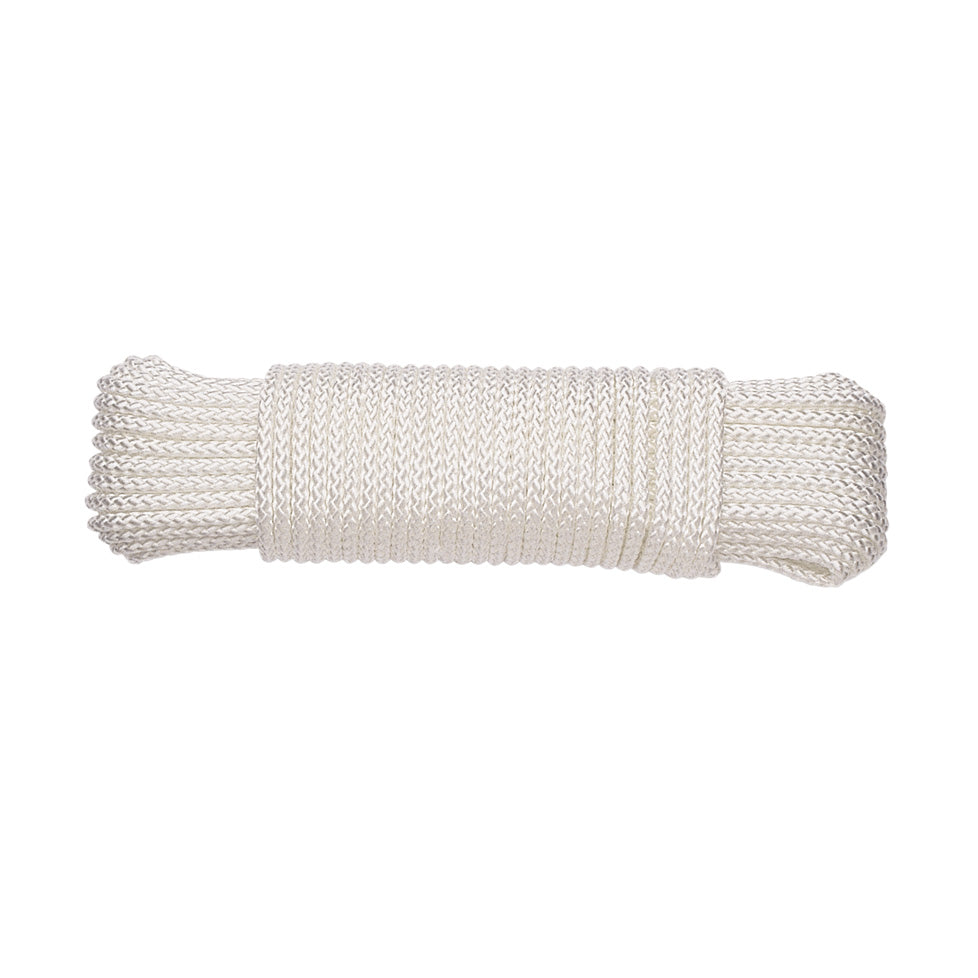 Braided polyamide rope white 4mmx200m