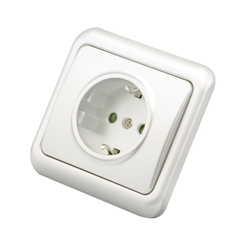 Flush-mounted socket