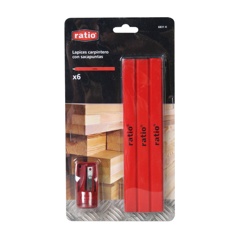 Carpenter pencils + sharpener