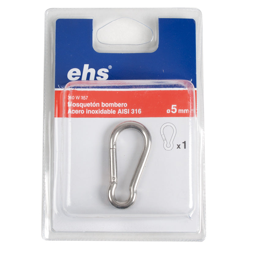 Carabiner with safety lock