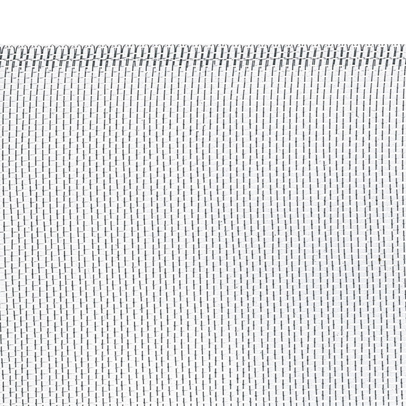 Aluminum mosquito net.
