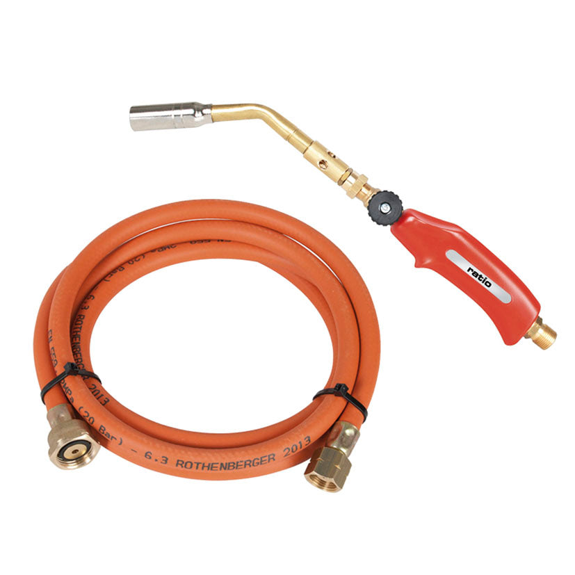 Butane-propane torch with hose