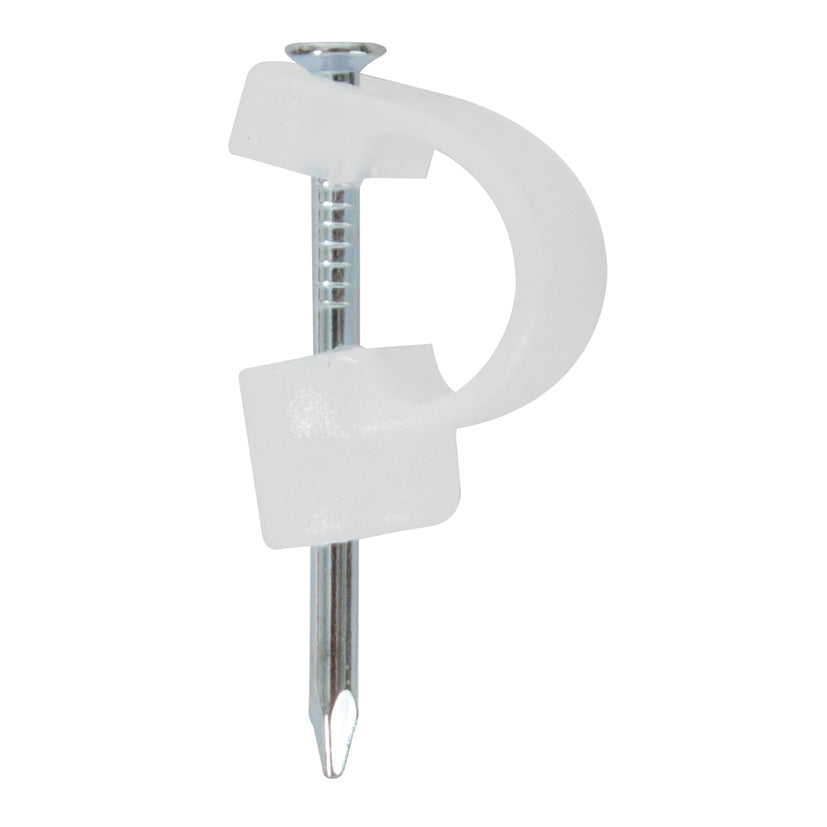 Plastic staple.