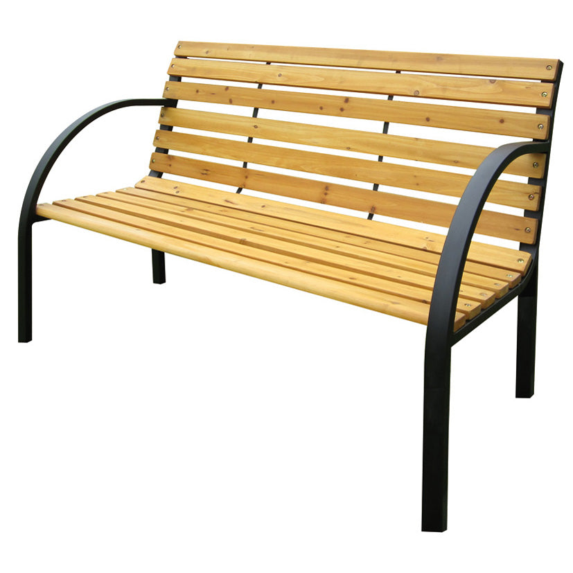 Banco acero/madera