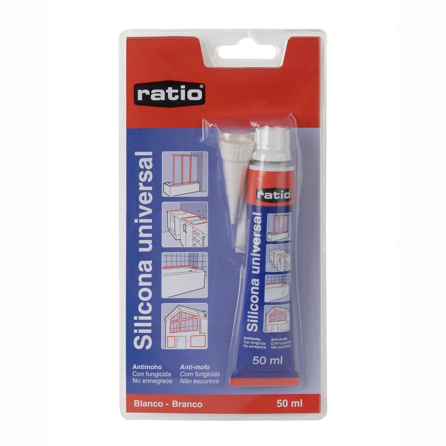 White silicone