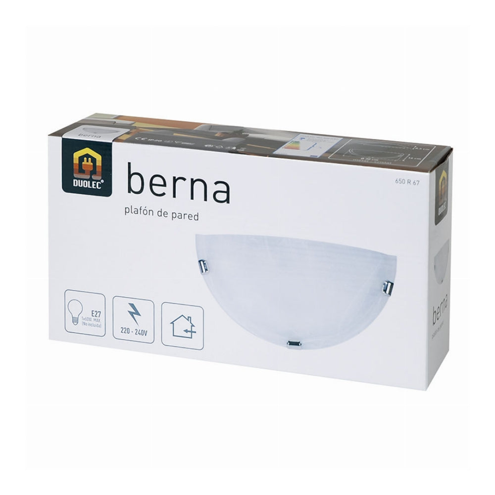 Semi-round ceiling light