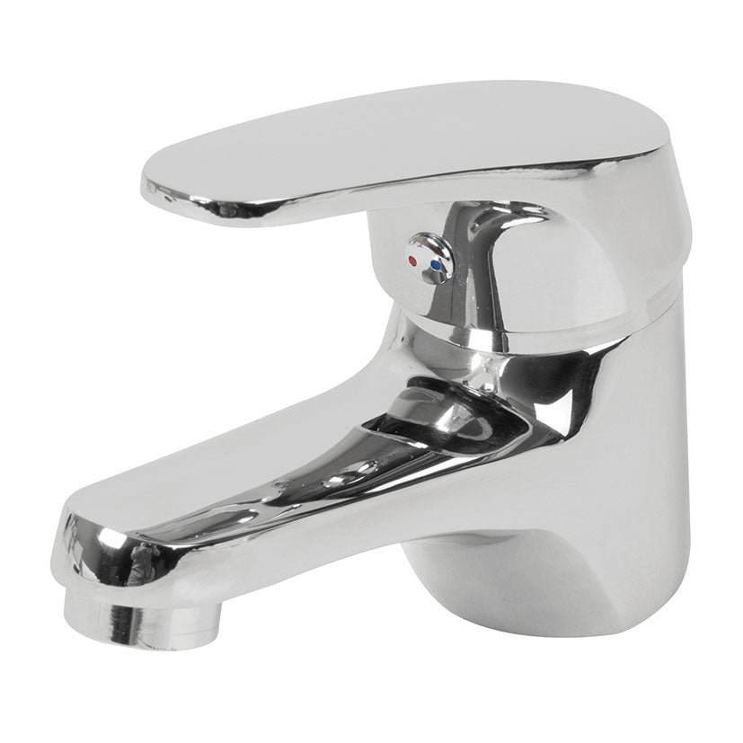 Single-lever basin mixer