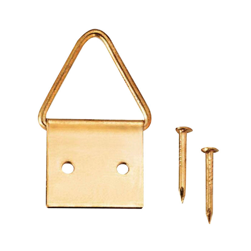Brass picture hanger