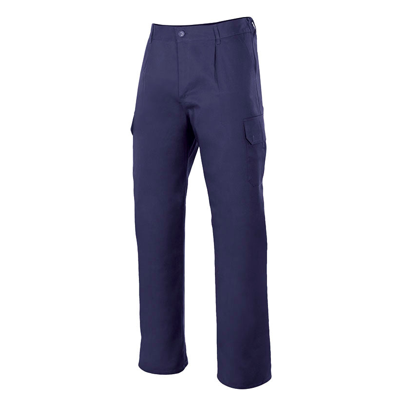 Multi-pocket trousers.