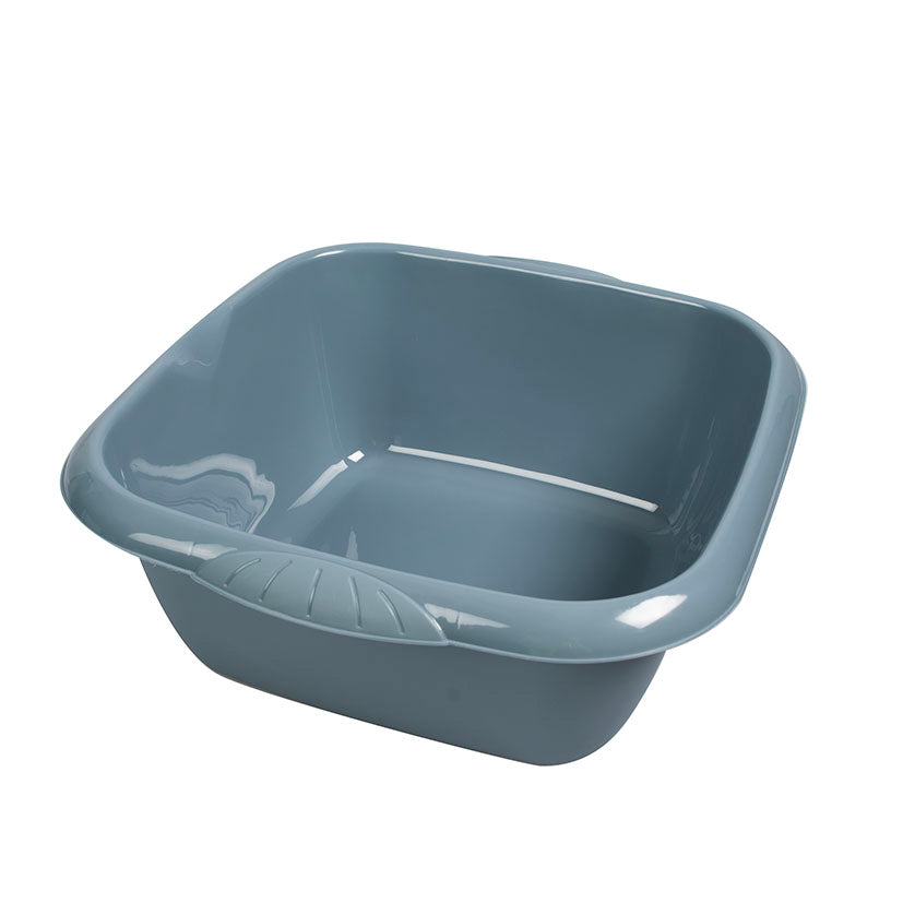 Square basin 36x36cm. grey
