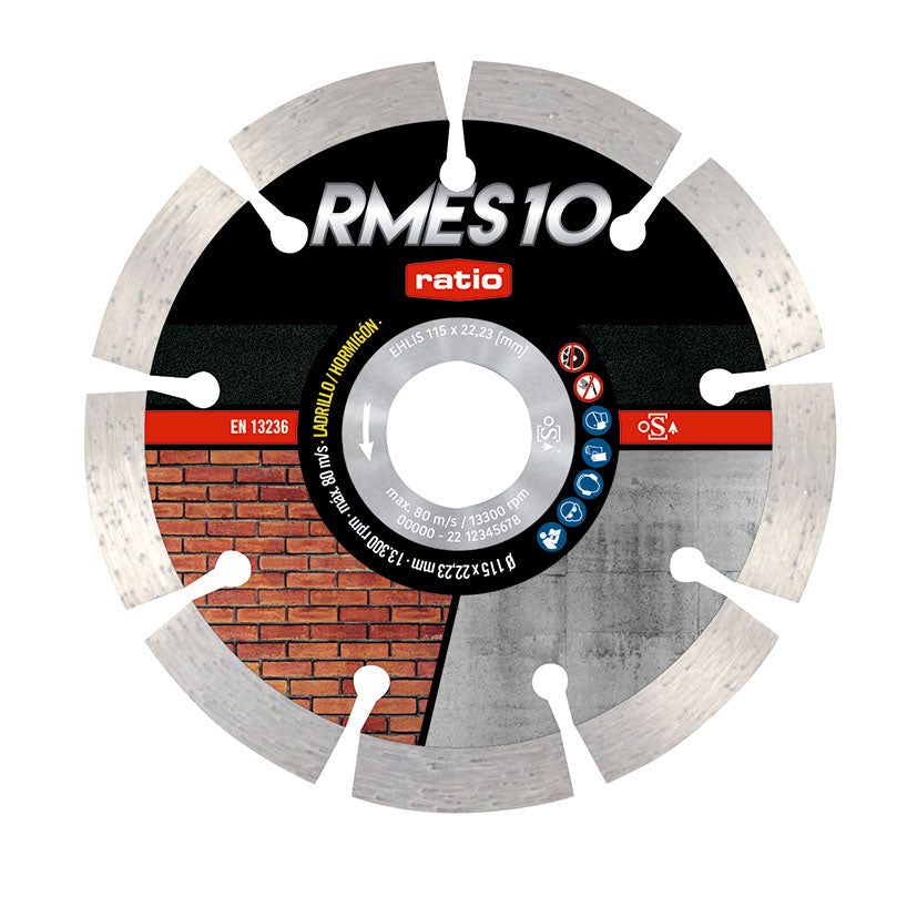 Laser segmented disk