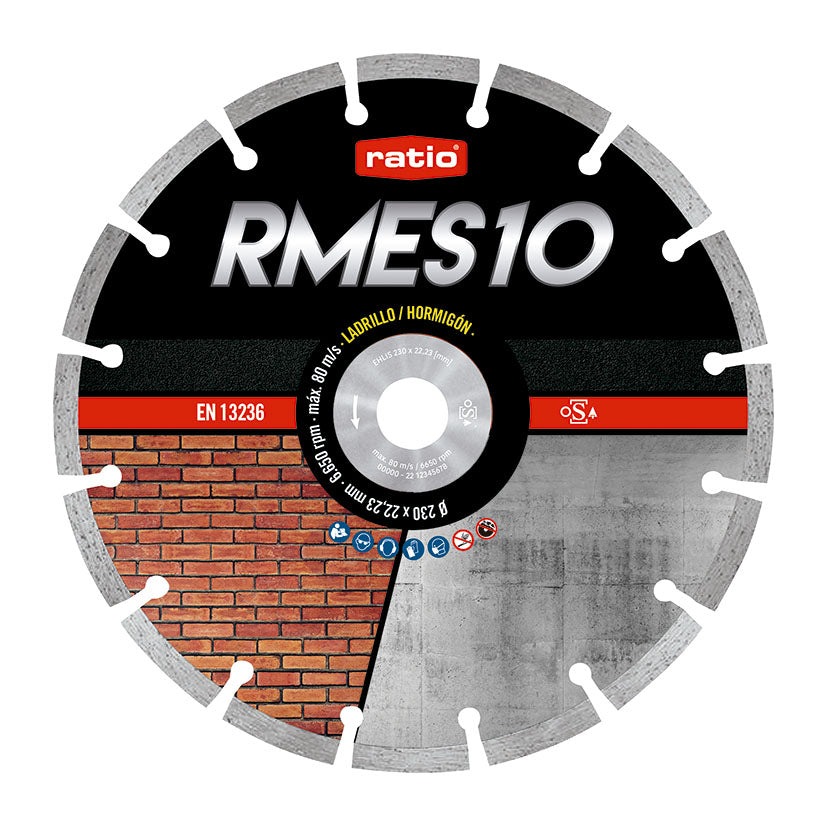 Segmented diamond blade