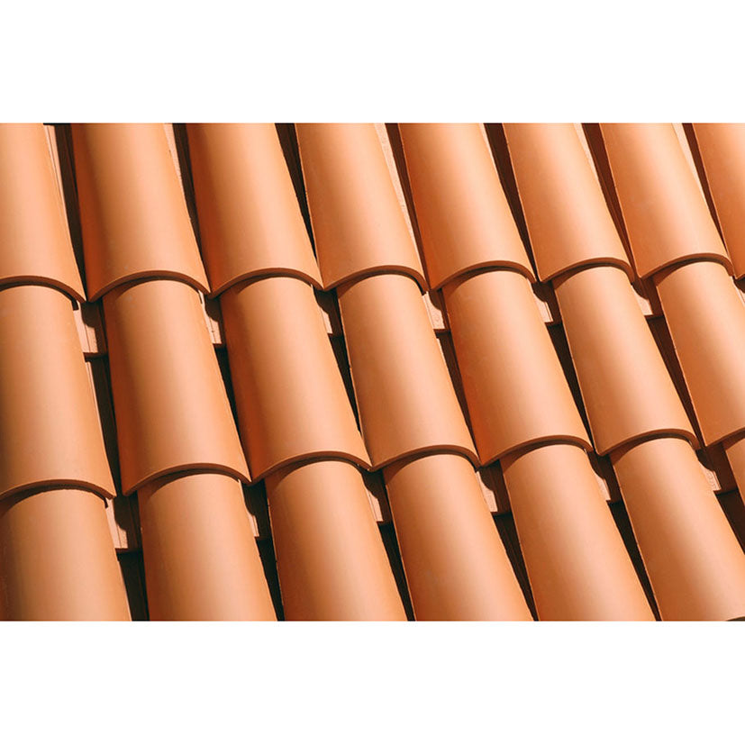 Curved roof tile