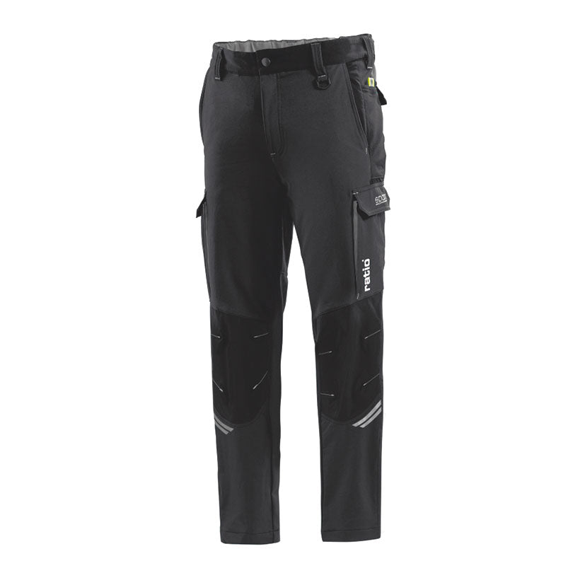 Pantalón gris/negro