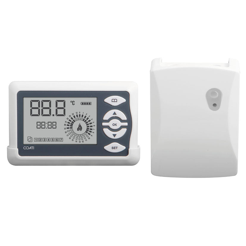 Portable programmable thermostat
