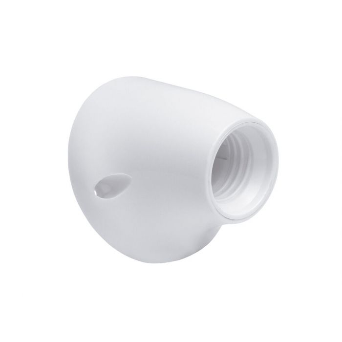 Curved lamp holder