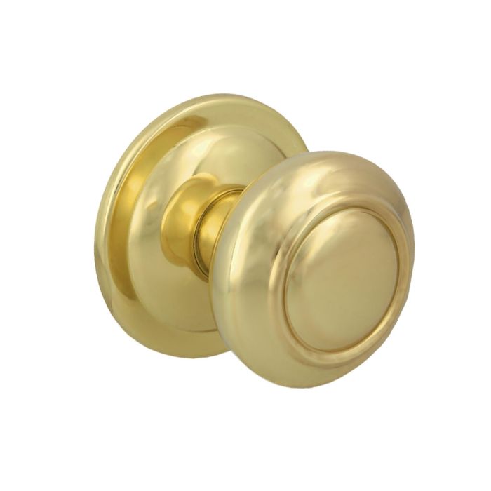 Brass doorknob