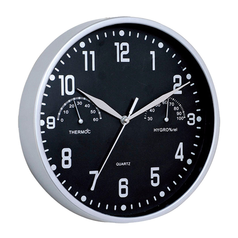 Clock thermometer/hygrometer