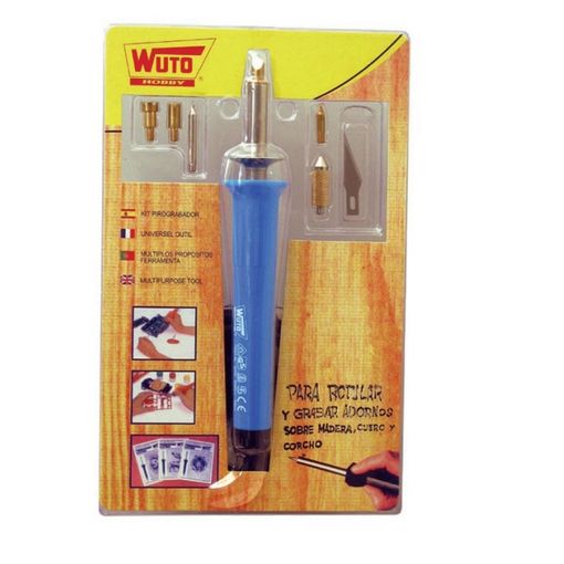 Woodburning tool with tips