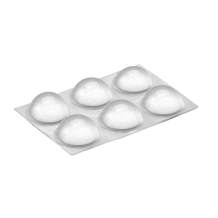 Self-adhesive clear drops ø16x7.9mm